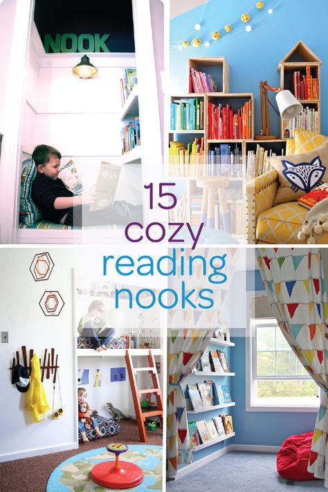 Reading Nook Toddler Room, Kids Reading Corner Ideas, Toddler Book Nook, Toddler Reading Corner, Toddler Reading Nook, Reading Nooks For Kids, Teen Bookshelf, Kids Reading Chair, Toddler Reading Nooks