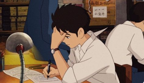 From up on poppy hill Best Ghibli Movies, From Up On Poppy Hill, Poppy Hill, Up On Poppy Hill, Ghibli Artwork, Japanese Film, Studio Ghibli Movies, Wrecking Ball, Studio Ghibli Art