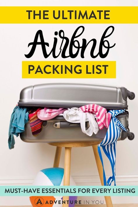 Vacation House Packing List, Air Bnb Packing List, Beach House Vacation Packing List, Vacation Rental Packing List, Weekend Cabin Packing List, Vrbo Packing List, Airbnb Packing List, Cabin Vacation Packing List, Vacation Must Haves Packing Lists