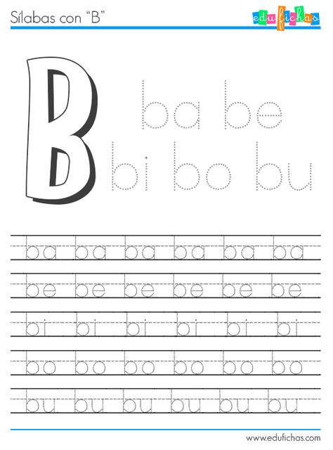 Ba Be Bi Bo Bu, Preschool Language Arts, Intervention Classroom, Spanish Classroom Activities, Learn To Speak Spanish, Preschool Language, Kindergarten Reading Activities, Preschool Tracing, French Language Lessons