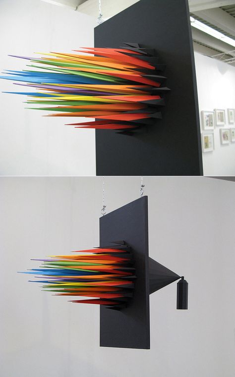 spray paint art installation Folding Origami, Art Installation, Spray Can, Paint Art, Sculpture Installation, Paper Sculpture, Art Plastique, Art Sculpture, Art Moderne