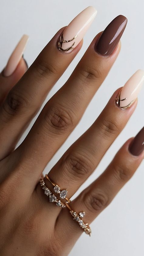 Discover the latest Fall Nail Trends for 2024 Get inspiration for Short and Almond nail shapes in both 2022 and 2023 Explore the Short Almond nail trend from 2023 and the Almond shape for 2022 Stay on-trend with the newest Almond Latte and Brown Square nails for 2023 Explore Now Nail Autumn 2024, Short Almond Nails, Red Polish, Fall Nail Trends, Almond Nail, Deep Burgundy, Fancy Dinner, Fall Is Here, Nail Shapes