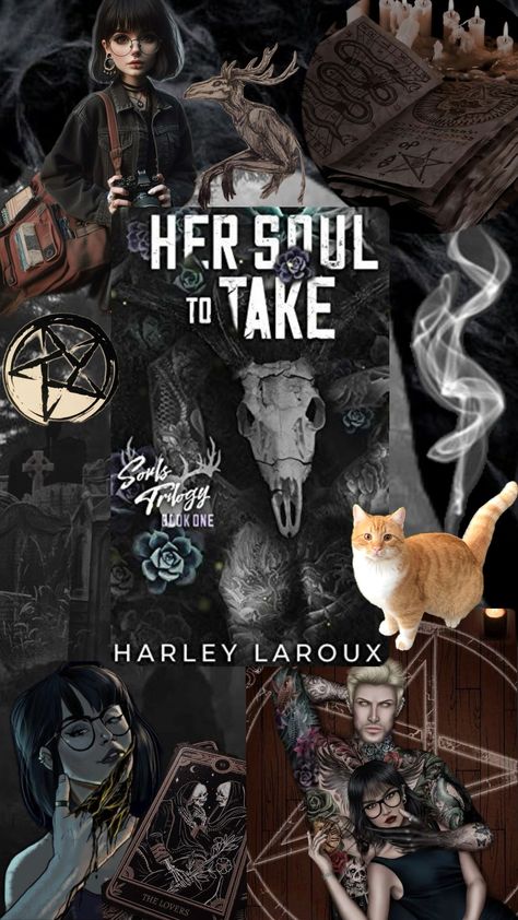 Her Soul To Take Leon And Rae, Soul Of A Witch Harley Laroux Fanart, Her Soul To Take Harley Laroux Fanart, Her Soul To Take, Book Couples, Dark Vibes, Book Reading Journal, Book Fanart, Dark Romance Books