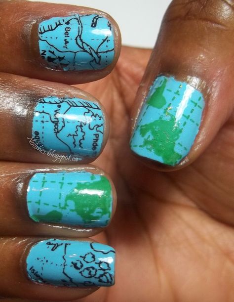 Earth Day Nails, Mood Nail Polish, Coral Nail Polish, Blue Eye Makeup Tutorial, Last Day On Earth, Natural Looking Nails, Cute Summer Nail Designs, Spring Nail Polish, Green Acrylic Nails