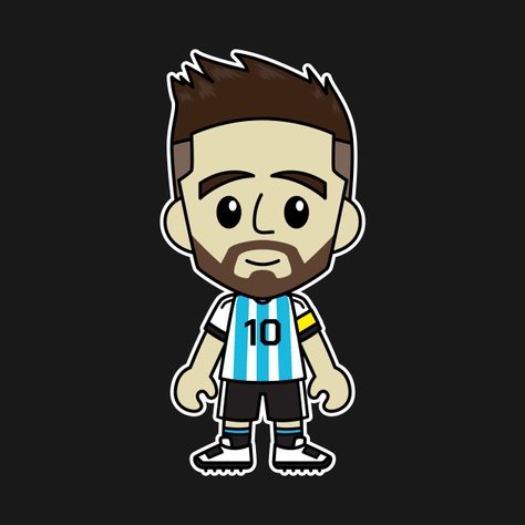 Chibi Lionel Messi Messi Drawing Easy, Leo Messi Drawing Easy, Leonel Messi Drawing, Lionel Messi Drawing, Messi Anime, Leo Messi Cartoon, Lionel Messi Cartoon, Messi Cartoon Art, Lionel Messi Illustration