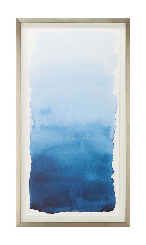 Watercolor Gradient, Wet Paper, Fabric Inspiration, Water Painting, Blue Ombre, Blue Watercolor, Watercolour Painting, Brush Strokes, Shades Of Blue