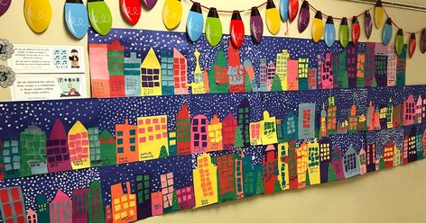 Array City Array City, Repeated Addition, Winter City, Square Roots, Fact Families, Second Grade Math, Perfect Squares, City Scene, Equations