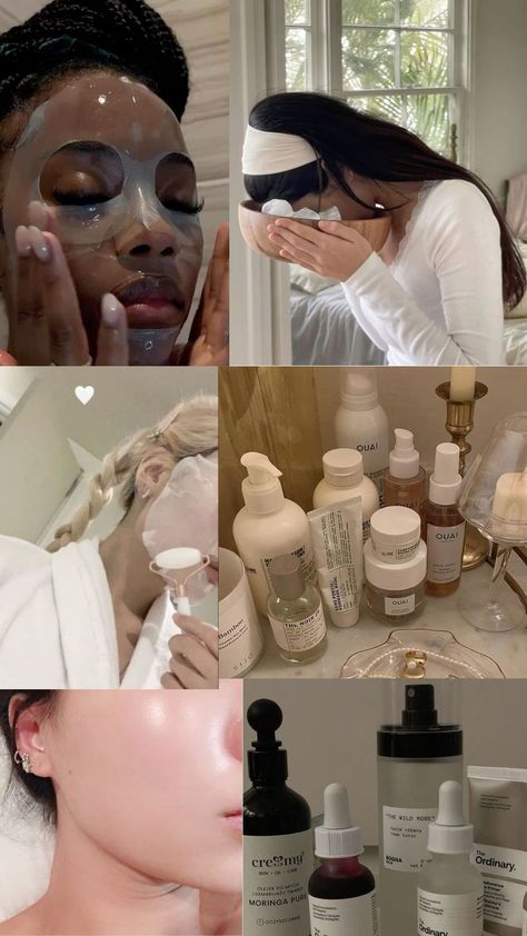 Get Glowing Skin - Click Here! 💯 best anti wrinkles creams, skin care aesthetic, wrinkle face cream 💞 #inspiration #mask #tryit Skin Care Aesthetics, Skin Care Board, Vision Board Photos Pictures Skin Care, Skincare Asthetic Picture, Hygiene Vision Board, Personal Hygiene Aesthetic, Coquette Skincare, Skin Care Goals, Visionboard Aesthetic