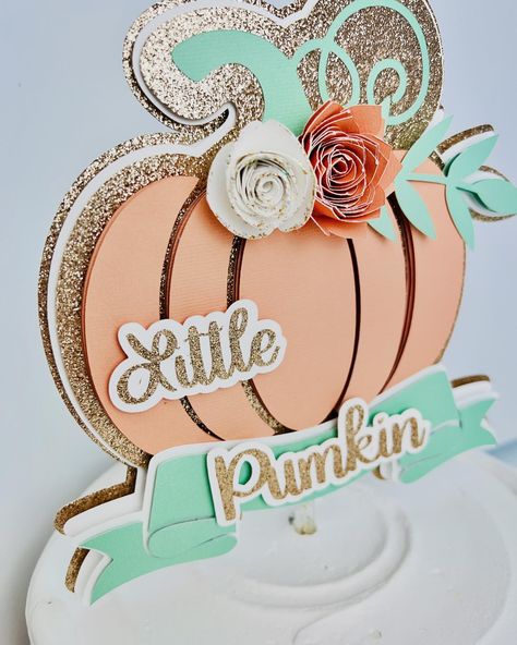 #littlepumpkinbabyshower #babyshower #falldecor #fall #thanksgiving #caketopper #cricut #fancifulchaos Pumpkin Cake Topper, First Birthday Cake Smash, First Birthday Cake, Pumpkin Party, Pumpkin Fall Decor, Thanksgiving Party, Pumpkin Decor, Birthday Cake Smash, Thanksgiving Parties