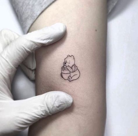 Winnie The Pooh Tattoos, Pooh Cartoon, Tattoo Board, Shape Tattoo, Summer Tattoo, Tattoo Prices, Cat Tattoos, Small Girl Tattoos, Inspiration Tattoos