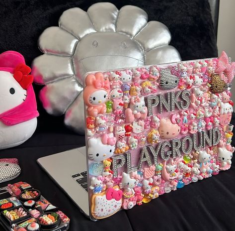 Hello Kitty MacBook Case 😍XL Diamond Letters 🎀 iPad & MacBook Cases on Sale 🛍️ @pnksplayground #junkcase #junkcases #macbook #macbookcase #macbookair #macbookcases #kawaiicase #hellokitty #hellokittylover #hk #hellokittycollection #sanrio #pink #pinklover #aesthetic #case #casedesign #fashion #y2k #explore #viral #fyp #atl #atlanta Macbook Case Aesthetic, Junk Case, Diamond Letters, Aesthetic Case, Sanrio Pink, Case Aesthetic, Fashion Y2k, Pink Girly Things, Hello Kitty Collection