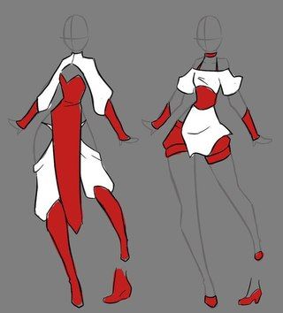 Clothing Sketches, Clothing Design Sketches, Drawing Anime Clothes, Dress Design Sketches, Fashion Design Drawings, Fashion Design Sketches, Drawing Clothes, Fantasy Clothing, Character Outfits