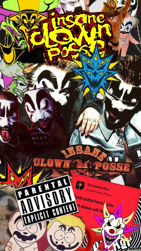 icp <3 Icp Wallpapers Iphone, Icp Wallpapers, Icp Album Covers Design, In My Room Icp, Icp Albums, Adventures Of Gumball, Icp Juggalo Albums, Insane Clown Posse Albums, Stranger Things Print