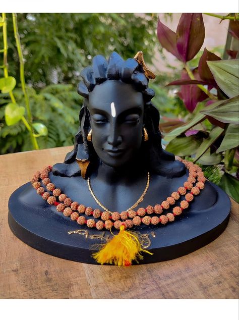 Mahadev Idol Shiv Murti Shankara Pooja & Gift Showcase Decoration Items for Home Decor, Temple Puja Adiyogi Statue for car Shiv Murti, Adiyogi Statue, Jaap Mala, Shiv Parivar, Showcase Decoration, Lord Shiv, Small Tapestry, Shiva Family, Rudraksha Mala