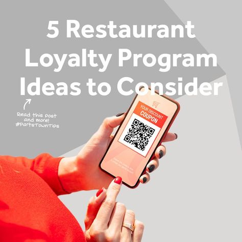 Having a well-executed loyalty program is bound to increase revenue, brand sustainability and boost growth while helping you better understand your customers. We’ve compiled a list of potential restaurant loyalty program ideas and strategies to consider. #PartsTownTips #LoyaltyProgram #RestaurantIndustry Loyalty Program Ideas, Loyalty Program Design, Brand Loyalty, Program Ideas, Loyalty Program, Understanding Yourself, Sustainability, Restaurant, Quick Saves