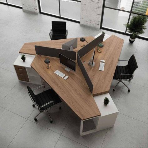 Workstations Design, Office Design Inspiration, Office Table Design, Modern Office Space, Office Interior Design Modern, Modern Office Interiors, Office Space Design, Modern Office Design, Office Workstations