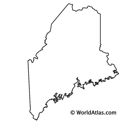 Maine Outline, America Outline, Map Of Maine, Baxter State Park, Maine Map, Native Son, Physical Map, North America Map, Long Lake