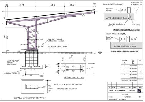 Beautiful Car Parking Shade Design Ideas - Engineering Discoveries Park Shade Structure, Cantilever Carport, Parking Plan, محطة وقود, درج السلم, Roof Truss Design, Car Shed, Steel Carports, Detail Arsitektur