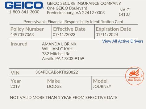 Car Insurance Templates Free Printable, Insurance Printable, Insurance Card Template, Geico Car Insurance, Tattoo Lettering Fonts, Financial Responsibility, Nissan Juke, Dodge Journey, Tattoo Lettering