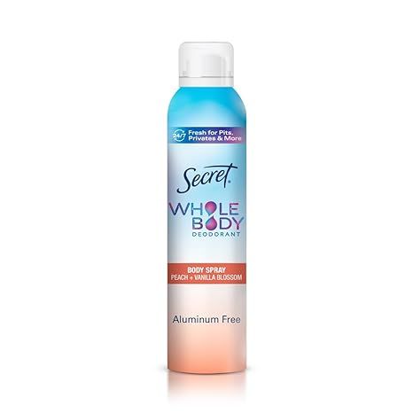 4 OUT 5 GYNECOLOGIST WOULD RECOMMEND WHOLE BODY DEODORANT: Formulated with pH balancing minerals, our deodorants help maintain a healthy balance for your skin. Gives you an all around protection that is gentle on skin. (P&G Internal Study, January 2024)
GOES ON CLEAR: Goes on clear and leaves an invisible layer of protection, ensuring no residue
MULTIPLE SCENT OPTIONS: Choose from our refreshing Lilac & Waterlily or enticing Peach & Vanilla scents, allowing you to find your perfect match. Secret Deodorant, Body Deodorant, Deodorant For Women, Aluminum Free Deodorant, Vanilla Scent, Antiperspirant Deodorant, Deodorant Spray, Whole Body, Water Lilies