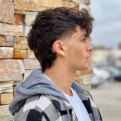 13 Mullet Fade Haircuts For Men - The Ultimate Guide [2024 Edition] - AstroMinimal Modern Mullet Fade, Mullet Fade Haircut, Faded Mullet, Mens Haircuts Thick Hair, Mullet Hairstyles, Bold Haircuts, Men Fade Haircut Short, Model Hairstyle, Fade Haircuts For Men