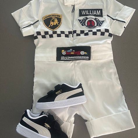 Personalized Baby White Racer Short Jumpsuit two Fast White Racer Birthday Suitwhite Car Racer Short Overallstoddler Two Fast Car Outfit - Etsy Car Outfit, Safari Outfits, Car Racer, Fast Car, Puma Suede, Short Jumpsuit, Kids Costumes, Birthday Outfit, Fast Cars