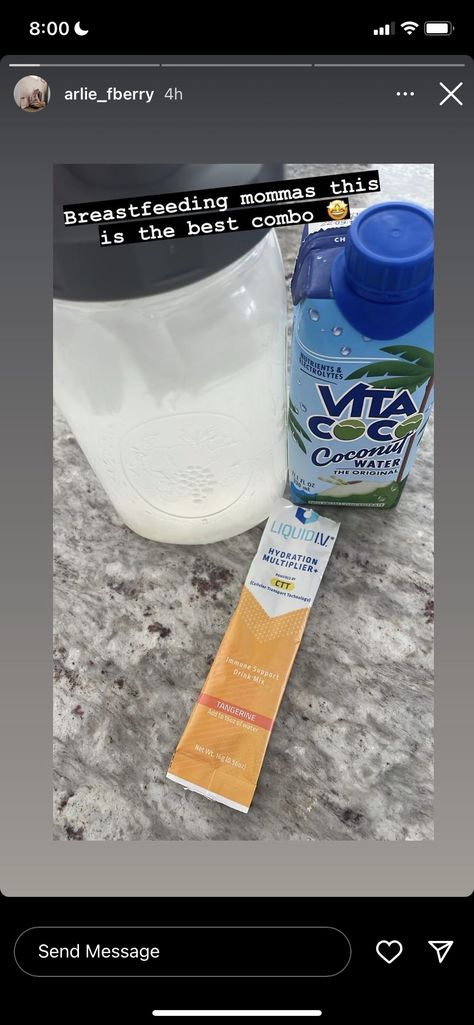 Coconut Water Drinks For Breastfeeding, Coconut Water Lactation Drinks, Breastfeeding Drinks, Boost Milk Supply Breastfeeding, Lactation Snacks, Hydration Drinks, Breastfeeding Nutrition, Milk Production Breastfeeding, Healthy Pregnancy Food