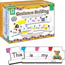 Carson-Dellosa® Sentence Building Board Game Sentence Building Games, Kids Sight Words, Building Sentences, Sentence Builder, Grammar Games, Sentence Building, Carson Dellosa, Kindergarten Games, Learning Cards