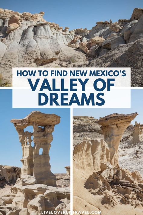 Get a complete guide to Valley of Dreams New Mexico and Alien Throne New Mexico. This New Mexico badlands hike is one of the best things to do in Farmington New Mexico and one of the best hikes in New Mexico. Located near the Ah-Shi-Sle-Pah Wilderness and Bisti Badlands, this easy New Mexico hiking trail deserves a spot on your New Mexico bucket list. | bisti badlands new Mexico | ah shi sle pah wilderness | new Mexico off the beaten path | bisti/de-na-zin wilderness in new mexico Ship Rock New Mexico, Ah Shi Sle Pah, White Valley New Mexico, New Mexico Travel Winter, Valley Of Dreams New Mexico, New Mexico Home Interior, Bisti Badlands New Mexico, New Mexico Photoshoot, New Mexico Hiking