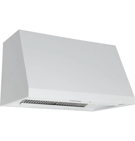 Cafe 30-in Commercial Hood Matte White in the Wall-Mounted Range Hoods department at Lowes.com Range Hood Filters, Fridge Top, Wall Mount Range Hood, White Appliances, Outdoor Refrigerator, Range Hoods, Cooking Techniques, Range Hood, Nebraska Furniture Mart