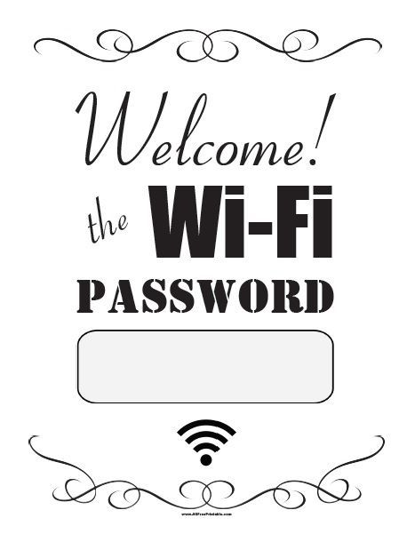 Password Template, Wifi Password Sign Printable, Wifi Password Printable, Tim Horton, Wifi Password Sign, Sign Boards, Wifi Sign, Wifi Password, Try To Remember