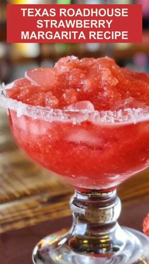 Texas Roadhouse Strawberry Margarita Recipe Sangria Margarita Recipe, Virgin Sangria, Margarita Sangria, Strawberry Margarita Recipe, Frozen Limeade, Strawberry Margarita, Texas Roadhouse, Margarita Recipe, Margarita Recipes