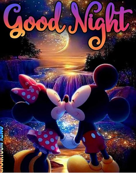 Mickey Mouse Good Night, Goodnight Gif, Good Night Qoutes, Love Jones, Looney Tunes Characters, Cute Good Night, Gif Images, Disney Images, Good Night Greetings