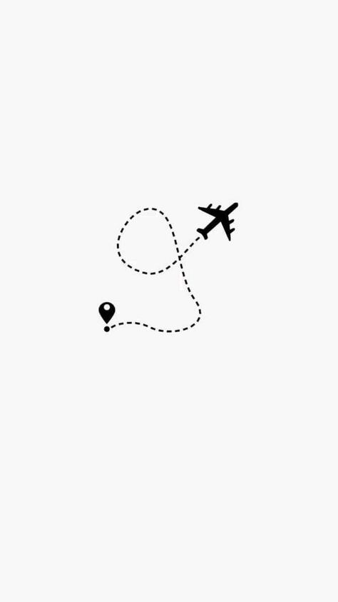 Travel Tattoo Ideas, Plane Tattoo, Good Morning Posters, Quote Tattoos Girls, Airplane Tattoos, Travel Tattoos, Bff Gifts Diy, Good Photo Editing Apps, Passport Stamps