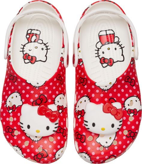 PRICES MAY VARY. Find Your Size: We recommend sizing down (e.g. if you are a 7.5, size down to a 7) Adorable Elegance, Hello Kitty Style: Step into a world of enchantment with these classic clogs, where the vibrant red color and playful polka dot pattern, adorned with pink dots, bring to life the iconic charm of Hello Kitty; Each step is a delightful journey through Sanrio magic, making them the perfect addition to Hello Kitty accessories for adults and Hello Kitty shoes and Hello Kitty slippers Hello Kitty Style, Hello Kitty Slippers, Kitty Style, Hello Kitty Gifts, Clog Style, Hello Kitty Shoes, Hello Kitty Themes, Hello Kitty Accessories, Crocs Classic Clogs