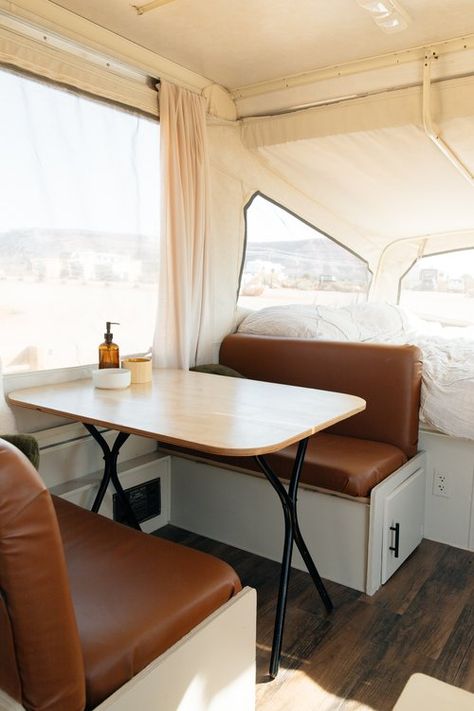 How To Flip a Camper for More Than Double What You Paid — Daniela Maria Old Campers, Camper Living, Vintage Travel Trailers, Pop Up Camper, Unique Beds, Raw Wood, Paint Cans, Paint Job, Classic Vintage