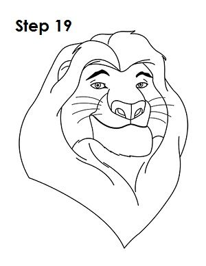 Mufasa Lion King 19 Mufasa Lion King, Lion King Coloring Pages, Draw Lion, King Drawing, Lion King Drawings, Lion King Movie, Lion Drawing, Cartoon Drawing Tutorial, Roi Lion