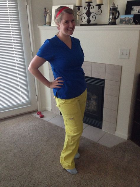 Halloween costumes for nurses who work on Halloween Halloween Costumes For Nurses In Scrubs, Halloween Costumes For Nurses, Nurse Costume Diy, Work Appropriate Halloween Costumes, Diy Costume Ideas, Office Halloween Costumes, Nurse Outfit Scrubs, Make Your Own Costume, Nurse Halloween Costume