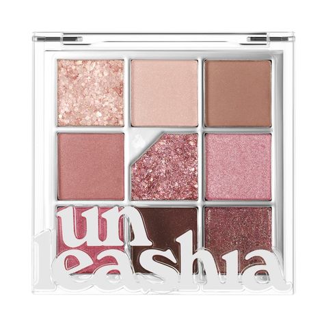 Unleashia Glitterpedia, Korean Eyeshadow, Eye Makeup Palette, Makeup List, Vegan Cosmetics, Korean Cosmetics, Eye Shadow Palette, Eye Palette, Bb Cream