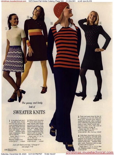 70's Sears Catalog, 1972 Fashion, Early 70s Fashion, 70s Women Fashion, 1970s Clothing, 1960 Fashion, 70s Clothing, 70 Fashion, Sears Catalog