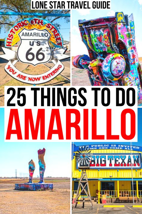 Things To Do In Amarillo Texas, Texas Culture, Route 66 Trip, Texas Travel Guide, Texas Trip, Texas Things, Texas Destinations, Arizona Vacation, Route 66 Road Trip