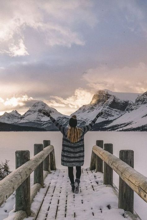 Ready to experience Banff winter for the first time? Here are all the best spots to capture on your winter wonderland adventure through Alberta Canada. Don't miss this list of the best things to do in Banff in winter and the best photo spots in Banff National Park. | Banff winter photography | banff national park winter photography | most instagrammable places in banff | best photo spots in Banff in winter | best photo spots Banff | Banff photo spots | banff national park in winter Winter Photography Nature, Banff Winter, Levitation Photography, Photography Winter, Winter Photoshoot, Experimental Photography, Winter Photo, Photography Guide, Water Photography