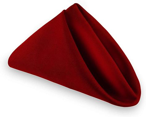 Hot Wine, Red Napkins, Napkin Ring, Holiday Dinner, Red Satin, Dinner Napkins, Cloth Napkins, Wine Red, Napkins