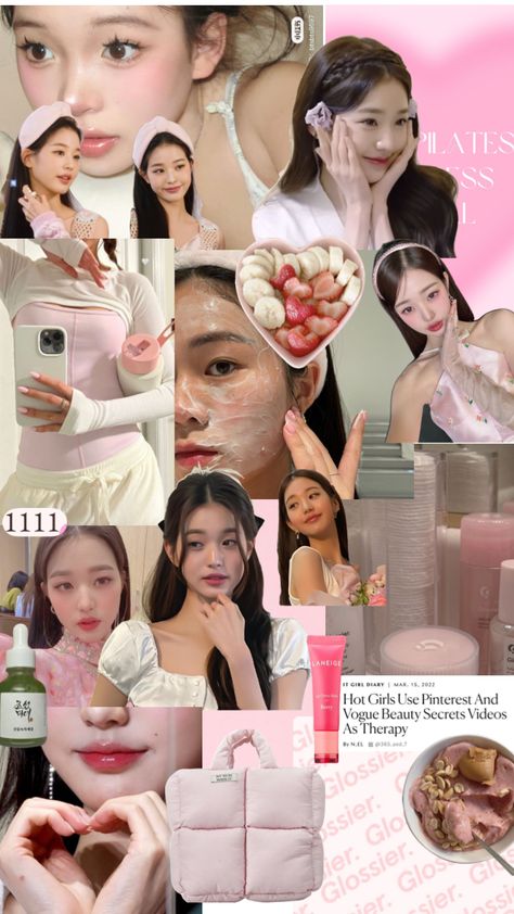 I love this aesthetic🌷🫧 #wonyoung #ive #kpop #wallpaper #aestheticmoodboard #pinkpilatesprincess #itgirl #itgirlaesthetic #glowup Pink Princess Aesthetic, Vision Board Wallpaper, Pink Lifestyle, Beauty Goals, Pretty Skin, Pink Girly Things, Pink Vibes, Healthy Lifestyle Inspiration, Princess Aesthetic