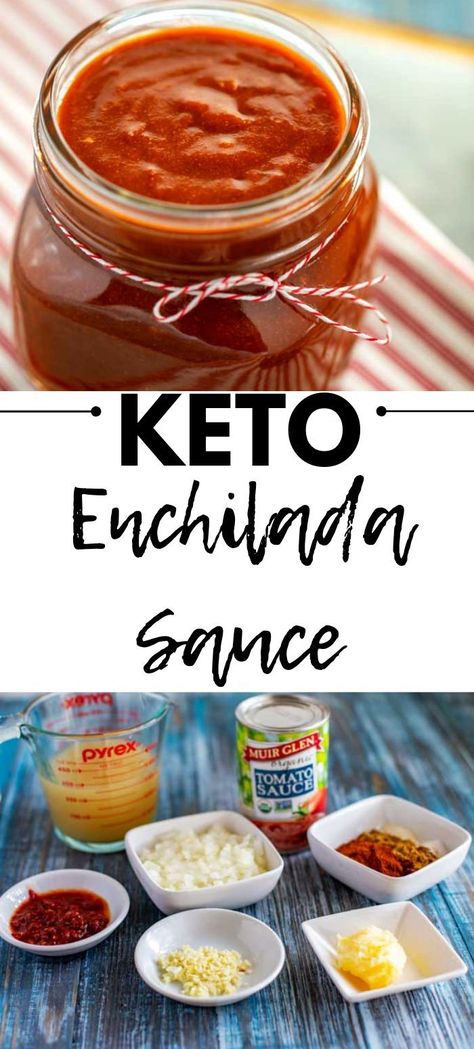 Keto Enchilada Sauce, Enchilada Sauce Recipe, Low Carb Enchiladas, Recipes With Enchilada Sauce, Keto Sauces, Low Carb Low Fat Recipes, Low Carb Low Sugar, Keto Lunch, Low Carb Diet Recipes