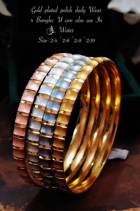 1200 free ship 
Designer Gold Plated Daily wear Pair 2 Kadhe And 4 And 8 Bangles Set 
😍sale😍sale😍sale
1 gram gold plated polish daily Wear
U can also use in water
All size 2:4 “ 2:6 “ 2:8 “ 2:10
AA Collection
....NC/60 Bangles Set, Sale Sale, U Can, Bangle Set, Gold Design, In Water, Daily Wear, Gold Plate, Bangles