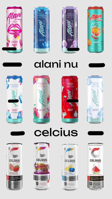 #preppy #alani #alaninu #energy #celcius Celsius Energy Drink, School Shopping List, Back To School Shopping, Dream Board, Gift Exchange, Fun Drinks, Energy Drinks, The Balm, Back To School