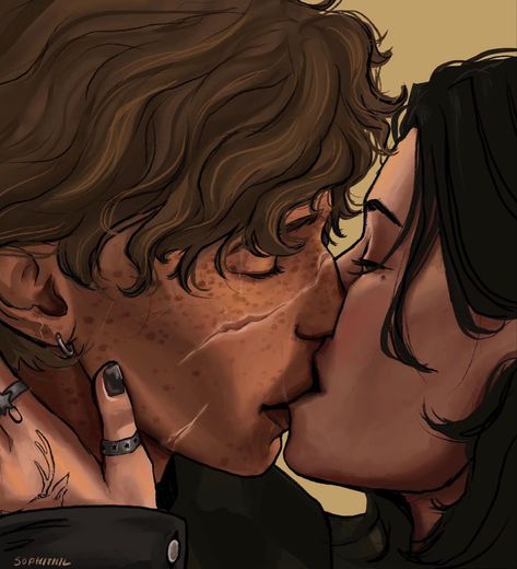 cr: sophithil on ig Atyd Wolfstar, Remus Lupin Fan Art, Sirius X, Remus And Sirius, Marauders Fan Art, Marauders Map, Harry Potter Ships, Hogwarts Aesthetic, All The Young Dudes