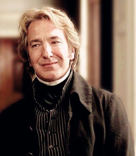 Colonel Brandon, Sense And Sensibility, Alan Rickman, A Man, Sense, Hair, Black