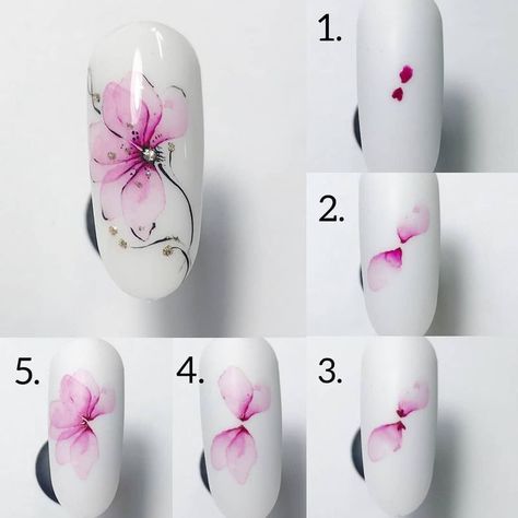 Spring Nail Designs 2023, Wedding Nail Art Designs, 2023 Spring Nails, Spring Nails 2023, Wedding Nail Art, Sunflower Nail Art, Wedding Nail Art Design, Purple Nail Art, Water Color Nails